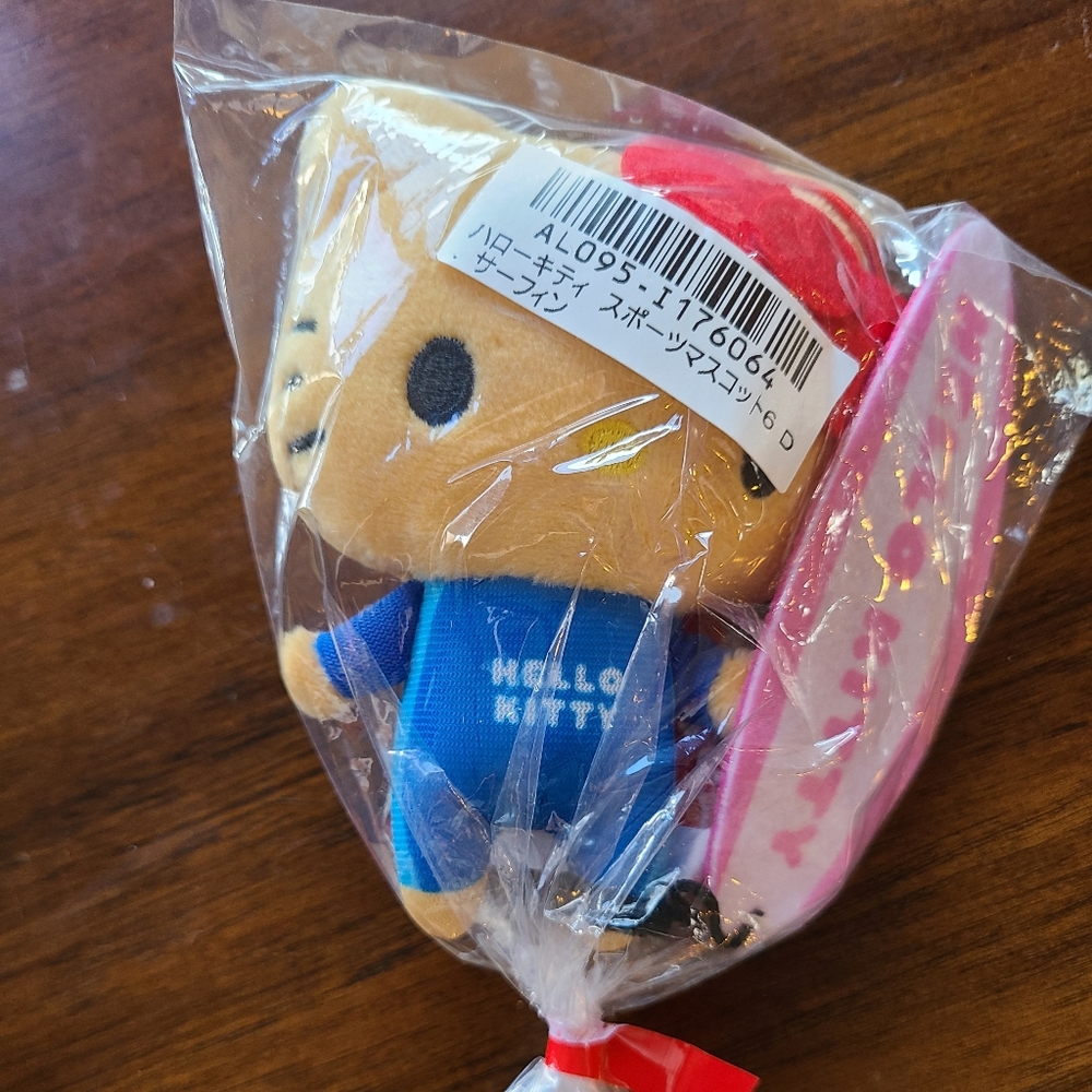 Hello kitty surfer plush